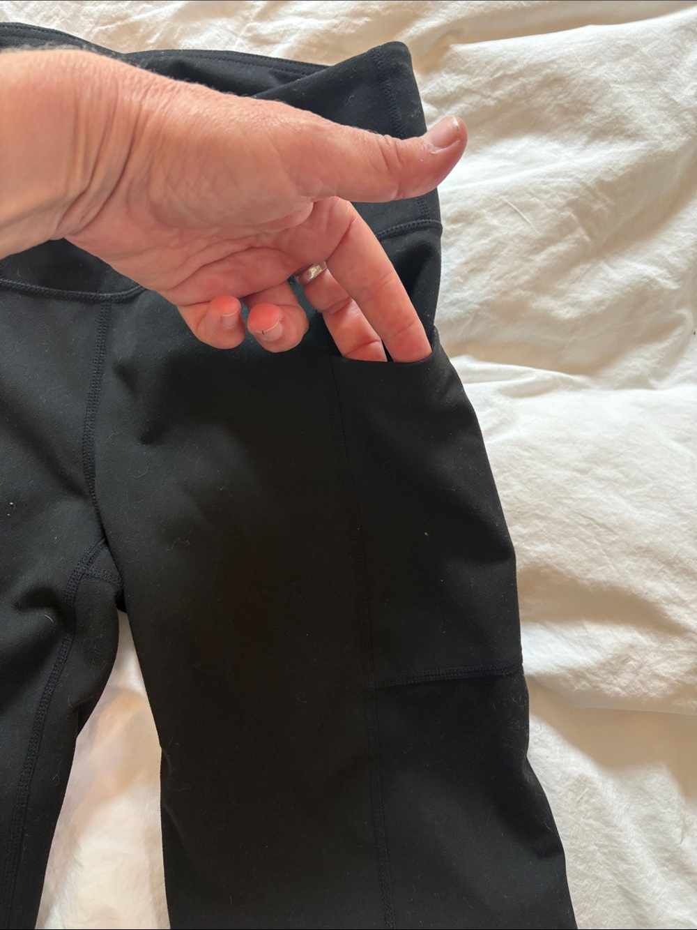 lululemon athletica Black High-Rise Bike Shorts with Side Pockets - Picture 4 of 4